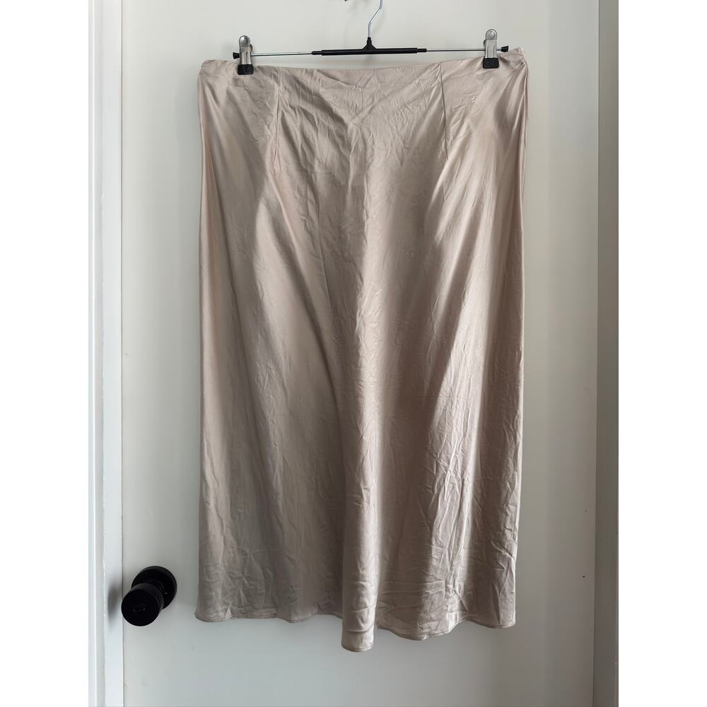 QUINCE washable silk skirt 2X - Picture 3 of 11